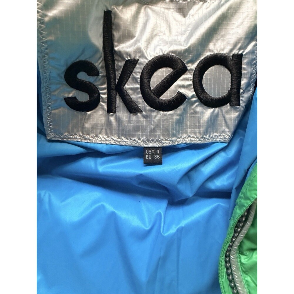 Skea Women's Ski Jacket Goose Down Feather Insulated Waterproof Puffer Coat Sz 4 - Picture 9 of 10